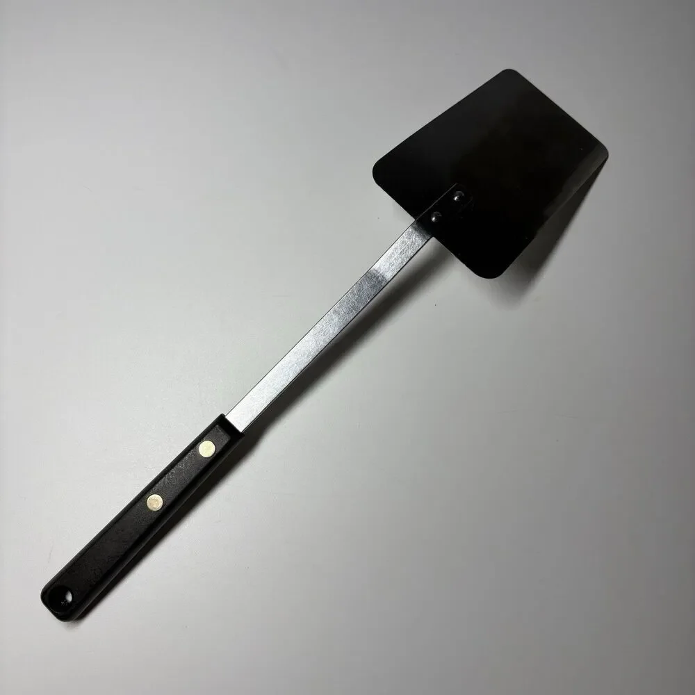 Vintage Ecko Forge Stainless Steel Spatula/Flipper/Turner Black Handle USA
